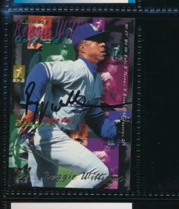 1995 Fleer #u-178 Reggie Williams Dodgers Signed Autograph (FR32) SWSW6 - Picture 1 of 2