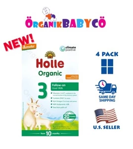 HOLLE 3 GOAT Organic Baby Formula from 10 MONTHS - Free Shipping! 4PACK - Picture 1 of 3