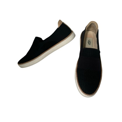 Sneakers UGG Sammy donna taglia 8 5 nere in maglia slip on flat scarpe comode
