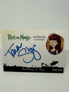 2019 Cartoon Network Tara Strong Rick And Morty On Card Auto /160 - Picture 1 of 1