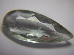 Unheated Untreated Aqua Marine Blue Green Beryl Briolette Gem Madagascar 1.87ct - Picture 1 of 8