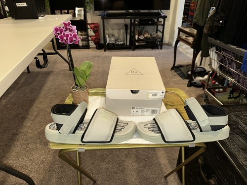 Adidas x Pharrell Adilette 2.0 Human Race HU sandali slide uomo taglia 9 GY1847