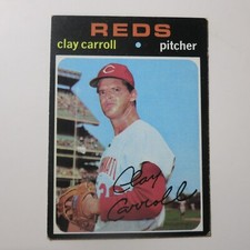 Clay Carroll  1971 Topps #394 Cincinnati Reds