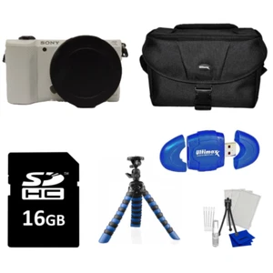 Sony α5000 (White) *OPEN BOX* - Bag + 16GB Memory Card - BASIC BUNDLE - Picture 1 of 8