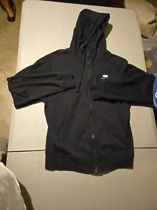 Nike Black Zip Up Jacket Unisex - Picture 1 of 3