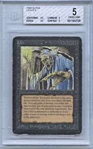 Lich Graded Beckett BGS 5 Alpha MtG Magic the Gathering Card Cards - Picture 1 of 2