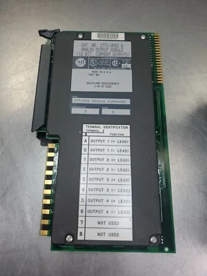 ALLEN BRADLEY 1771-OFE2/B ANALOG OUTPUT MODULE, 12 BIT.                    3B-35 - Image 1 of 3