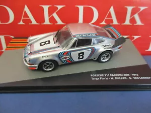 Die cast 1/43 Modellino Auto Porsche 911 Carrera RSR Targa Florio 1973 H. Muller - Foto 1 di 4