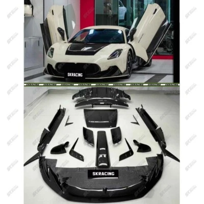 Dry Carbon Fiber Body Kits Front Lip Rear Diffuser For Maserati MC20 Coupe 2022+ - Изображение 1 из 4
