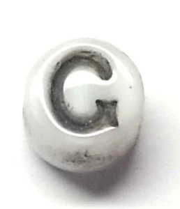  Antique Vintage 1960's 1970's Baby Letter Bead Initial " G " Steampunk #C718 - Picture 1 of 2