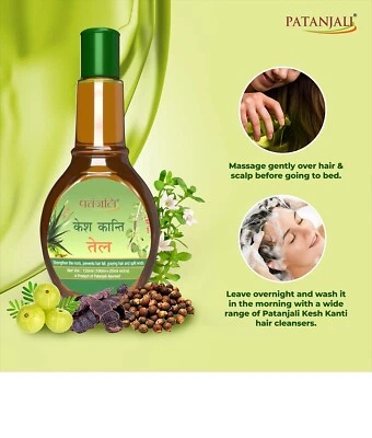 Aceite capilar Patanjali Ayurveda Kesh Kanti 120 ml Foto 1 de 4