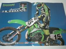Prospectus Catalogue Brochure Moto Kawasaki Damon Huffman 1999