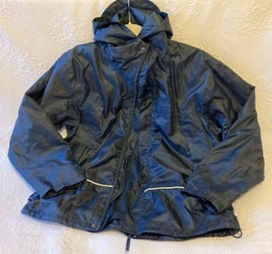 Navy waterproof lightweight school jacket, age 11-12 - Picture 1 of 12
