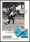 Gauloises Cigarettes - Reklame Werbeanzeige Original-Werbung 1981 (9)
