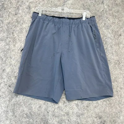 Volcom Shorts Mens Large Gray Black Nylon Pocket Beach Outdoor Activewear - Image 1 of 4