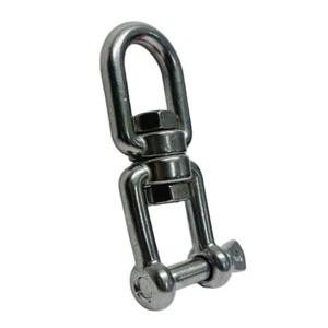 Stainless Steel 1/4" JAW EYE Swivel Marine Mooring SS-316 - 600 lbs - Picture 1 of 5