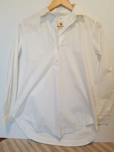 Ann Taylor Loft Women's White Softened Shirt Long Sleeve XXS NWT Maternity - Picture 1 of 7