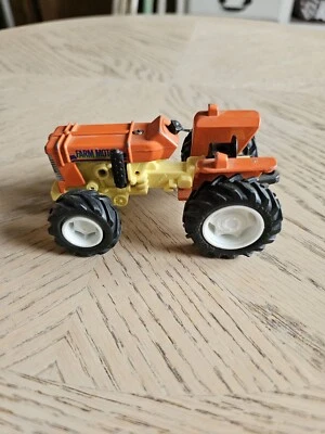 Unbranded Diecast Farm Toy Vehicle Tractor Orange Farm Motor 1/64 - Image 1 of 4