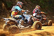 MOTOCROSS QUAD BIKE OFF ROAD MOTORCYCLE CANVAS PICTURE PRINT WALL ART 