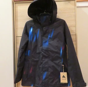 Womens BURTON Dryride Black Jet Set Lumens Ski Snow Thermacore Eco Jacket Sz S - Picture 1 of 23