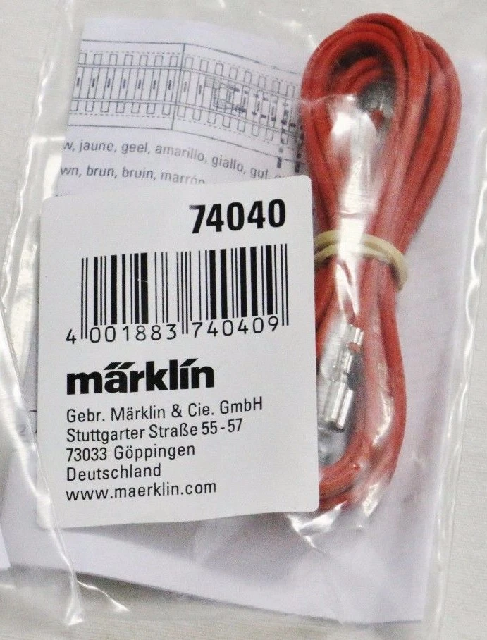 Marklin 74040 C Track Feeder Wire Set, to power Märklin H0, Ships fast from US!  - Image 1 of 4