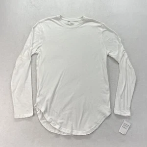 Public Opinion Men's Crew Neck Long Sleeve T-Shirt White Heather Small PS370791 - Picture 1 of 13