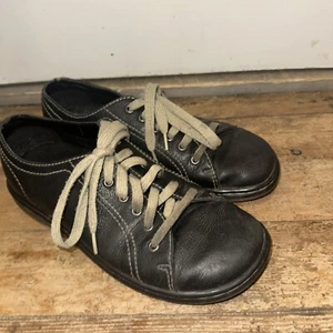 Scarpe mocassino stringate Dr Martens Air Wair marroni nere taglia 8 donna 7 uomo - Foto 1 di 7