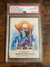 Michael Phelps signed auto autographed 2009 Topps Allen & Ginter Rookie PSA