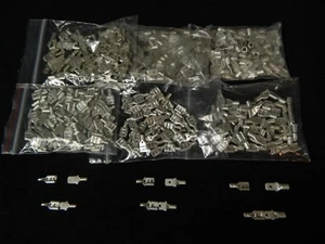 600 PK 10-22 GAUGE NON INSULATED UNINSULATED QUICK DISCONNECT .250 FEMALE MALE - Picture 1 of 4