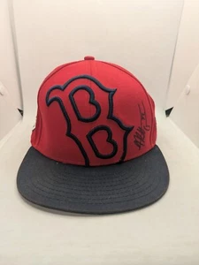 Genguine Merchandise Boston Red Sox Signed Baseball Cap Hat Medium-Large - Picture 1 of 9