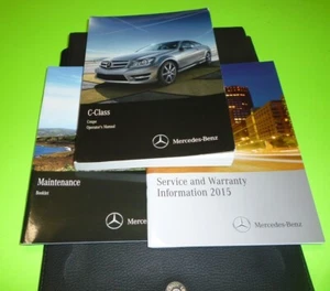 2015 MERCEDES C250 C350 C63 COUPE Owners Manual SET 15 C CLASS 250 350 63 +case - Picture 1 of 1