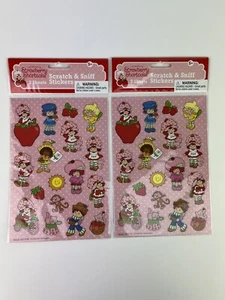 The World Of Strawberry Shortcake Scratch And Sniff Stickers 4 Sheets Wildbrain - Picture 1 of 2