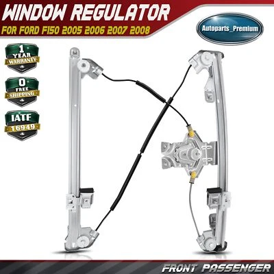 Front Left LH Manual Window Regulator for Ford F150 2005-2008 Front Driver Side - Image 1 of 4