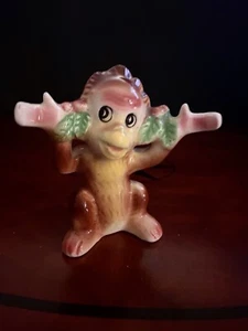 Vintage Bisque Monkey Figurine - Picture 1 of 5