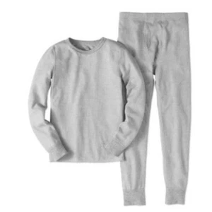 Fruit of the Loom Thermo Unterwäsche Long Unterhosen Top & Hose Neu mit Etikett 4 5 grau - Bild 1 von 2