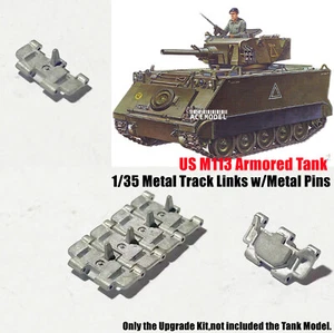 1/35 US M113 Armored Tank Lead-tin Alloy Workable Track Links w/Metal Sprockets - Picture 1 of 8