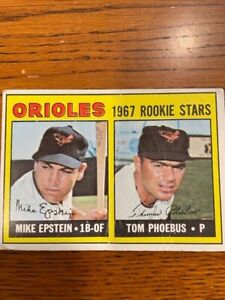 1967 Topps - 1967 Rookie Stars #204 Mike Epstein, Tom Phoebus (RC)