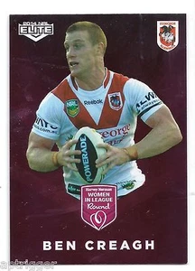 2014 NRL Elite Women In League (WIL 4/9) Ben CREAGH Dragons - Picture 1 of 1