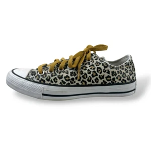 Converse Women's 7 Chuck Taylor All Star Low Sneakers Leopard Animal Print - Picture 1 of 6