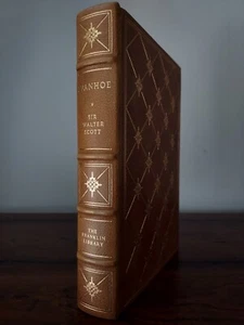 Franklin Library IVANHOE Sir Walter Scott RARE Leather Medieval Adventure Novel - Picture 1 of 14
