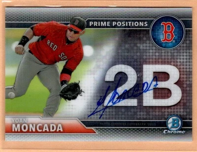 Bowman Prime Positions Yoan Moncada 2016 radiocontrol automático/250  Foto 1 de 2