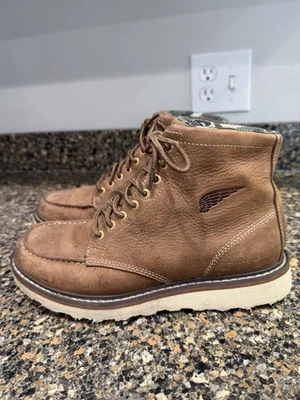 Red Wing 4508 Moc Toe 系带靴 6 英寸美国女式 7.5 — 第 1/4 张图片