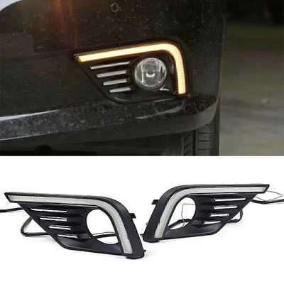 LED DRL Daytime Running Light Fog Day Lamp W/ Turn Fit Nissan Altima 2016-2017 - Image 1 of 4