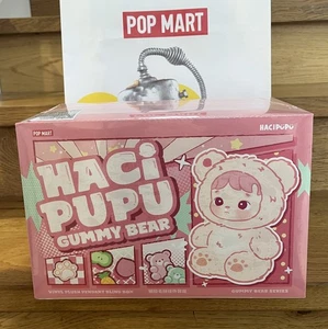 Pop Mart Hacipupu Gummy Bear Plush Pendant  - Sealed Box of 6 - 100% authentic - Picture 1 of 6