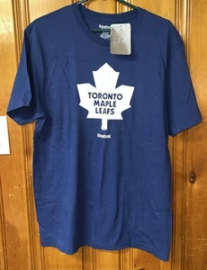 Nueva Camisa Para Hombre Reebok Toronto Maple Leafs Azul Marino Grande  - Imagen 1 de 2