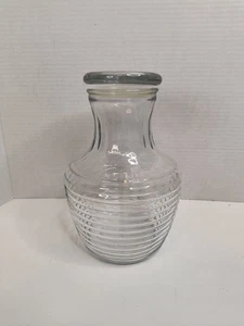 Vtg Anchor Hocking Manhattan Glass Bee Hive Water Juice Pitcher Carafe 64oz **** - Picture 1 of 6