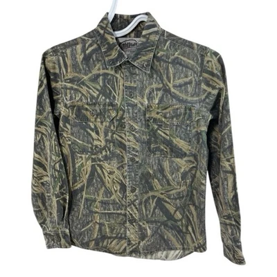 Field Staff By Mossy Oak Youth Large Camouflage Button Front Shirt Camo - Image 1 of 4