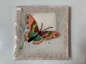 Unvollendete Dede Sticknadelspitze Schmetterling - Bild 1 von 3