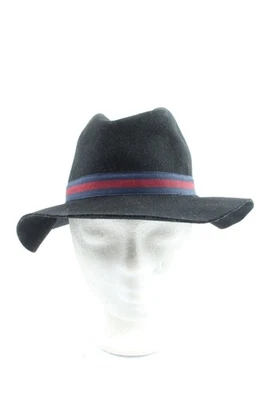 TOMMY HILFIGER Chapeau bavarois Dames Chapeau T EU 53 noir style décontracté - Photo 1/4