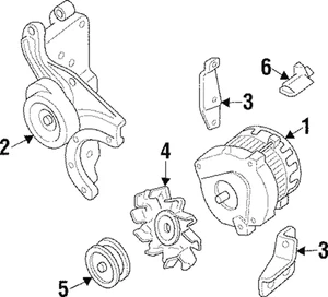 Genuine GM Alternator 10463264 - Picture 1 of 2